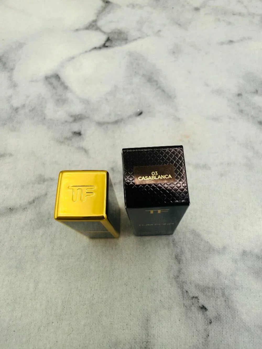 Tom Ford Beauty Gift Set-Lip Color 03 Casablanca Velvet Travel-2pc-BOXED-NEW